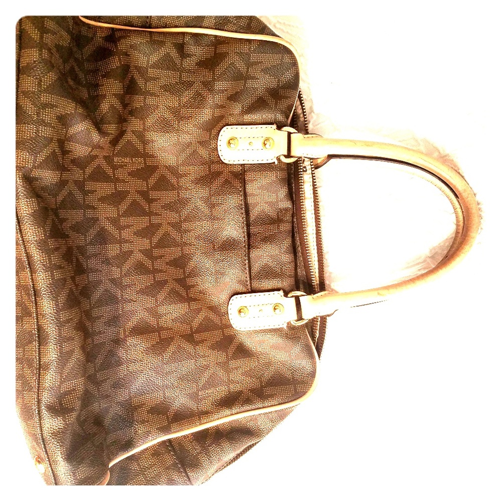 Michael Kors Brown Signature Handbag Purse